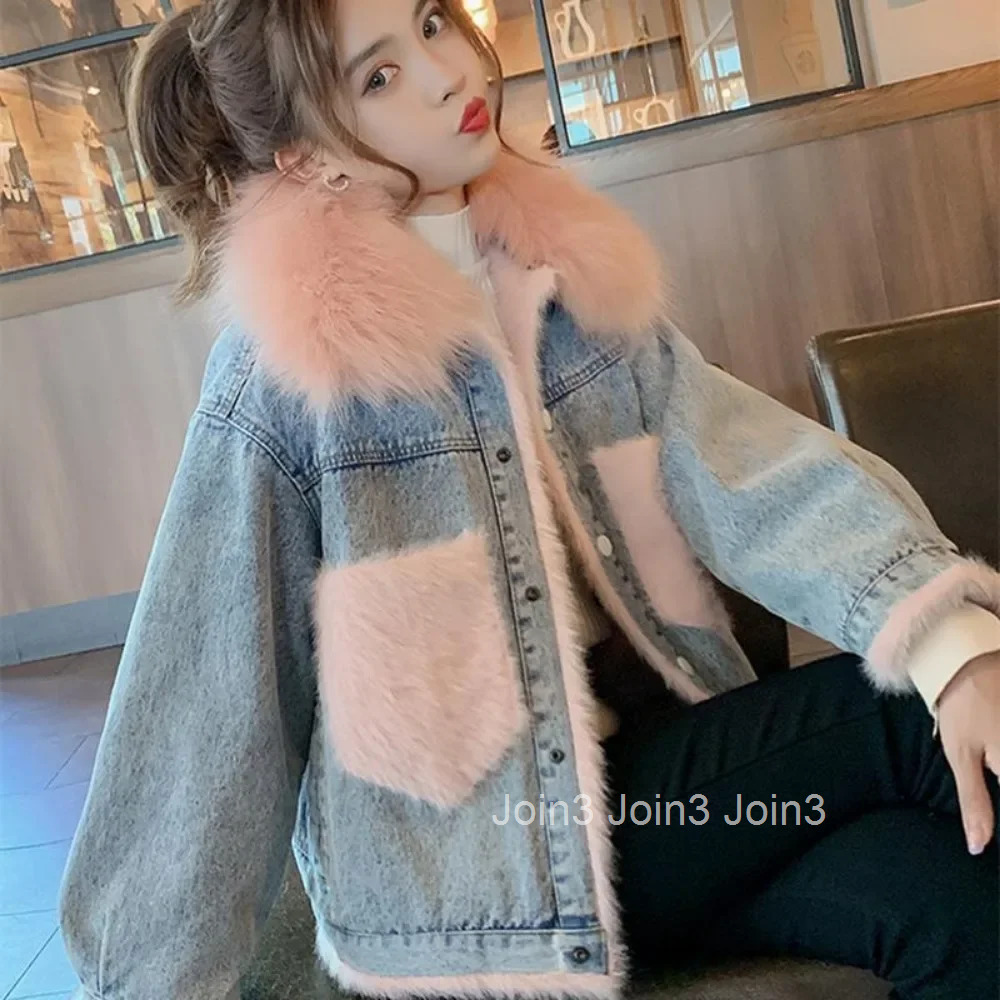 Long Sleeve Cowboy Coat Woman Loose Korean Outer Denim Jacket for Women New In Deals Cheap Low Price Designer 2025 Models Luxury