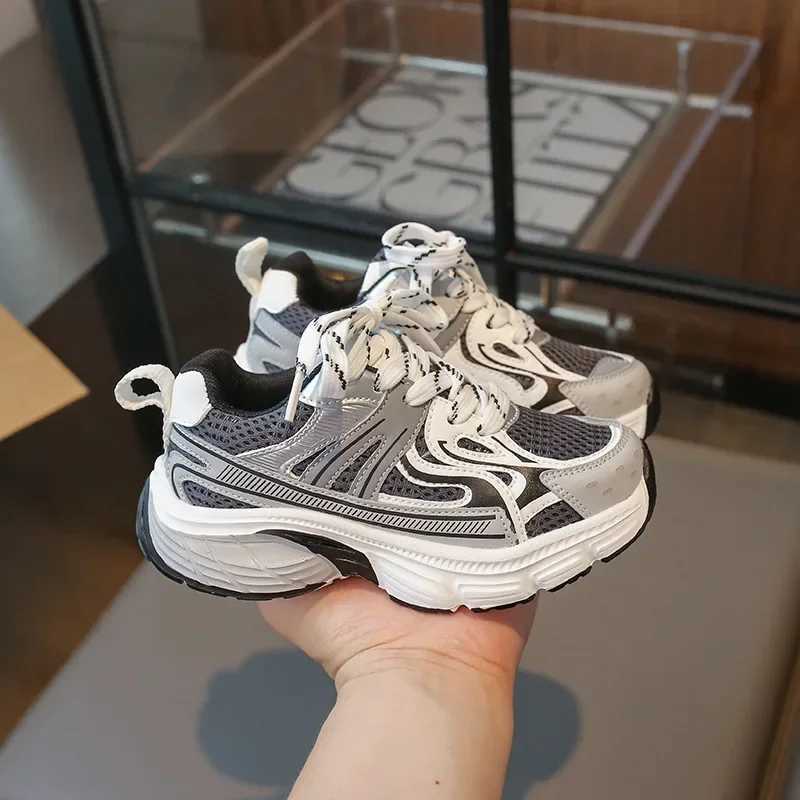 Childrens Shoe for Girl School Running Versatile Boys Sneakers Fashion Non-slip Causal Kids Basketball Shoes Breathable Simple Z250618