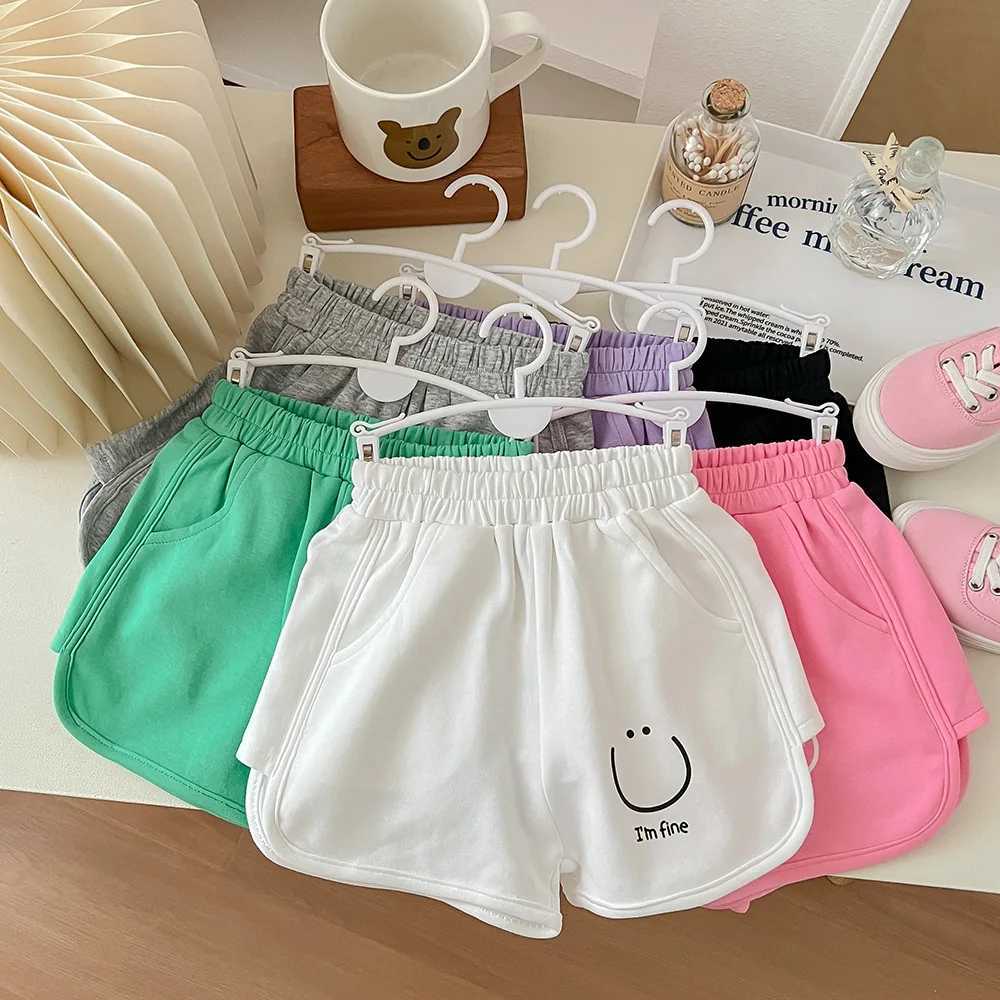 Summer Toddler Girls Shorts Korean Cotton Letter Printed Baby Girl Shorts Thin Infant ShortsC250617