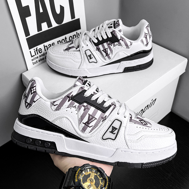 Designer Shoes 2025 Summer New fashion low-top men's shoes, casual sports, light luxury trendy shoes, couple's style, tricolor comfortable s