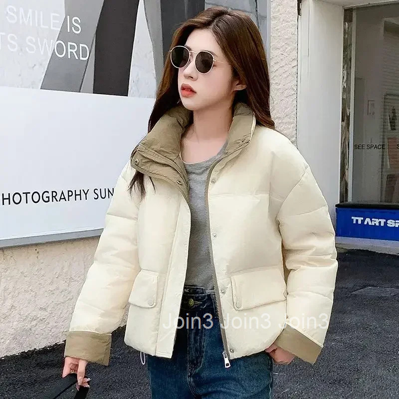 Jackets Loose Casual Fashion 2025 Parkas Woman Zip-up Coats for Women Outdoor Clothes Modern Winter 2025 High Quality Cheap Hot