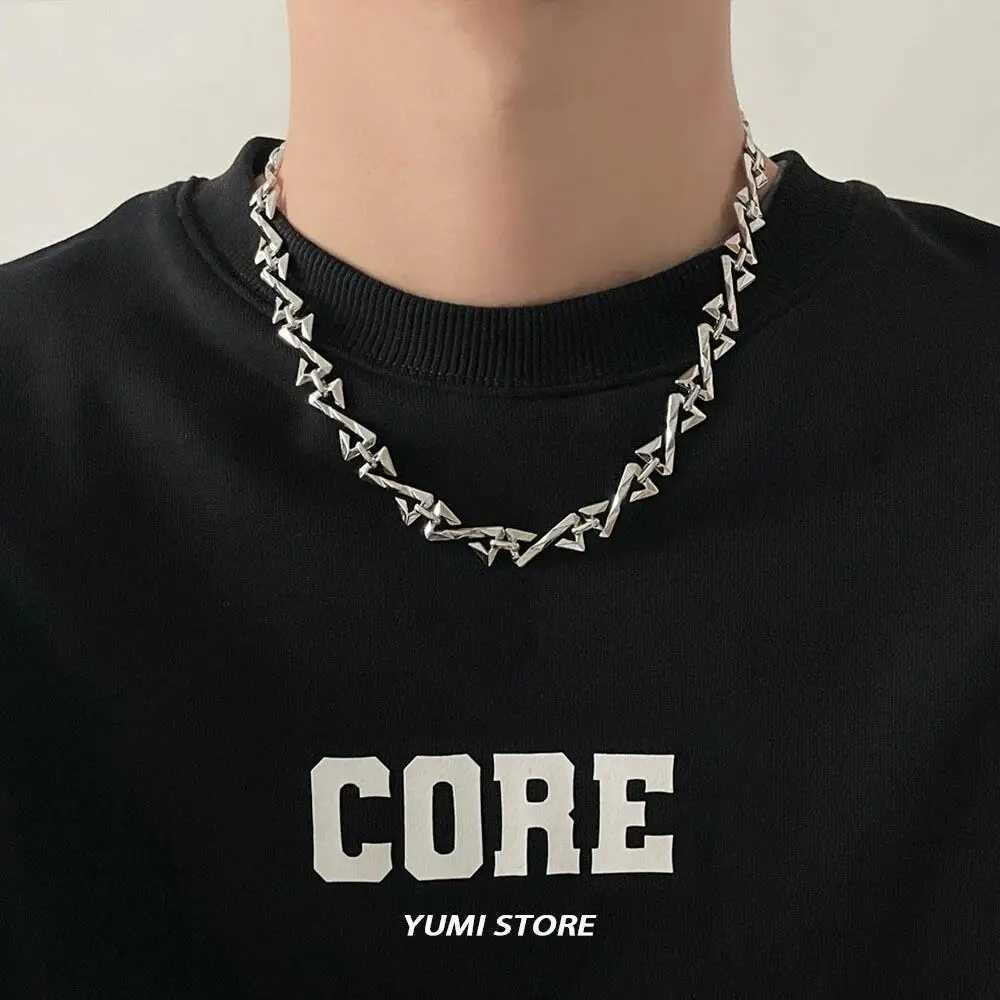Hip Hop Letter Z Choker Necklace For Men Women Trend Collar Chain Charm Kpop Neck Jewelry Punk Male Accessories Wholesale W250618