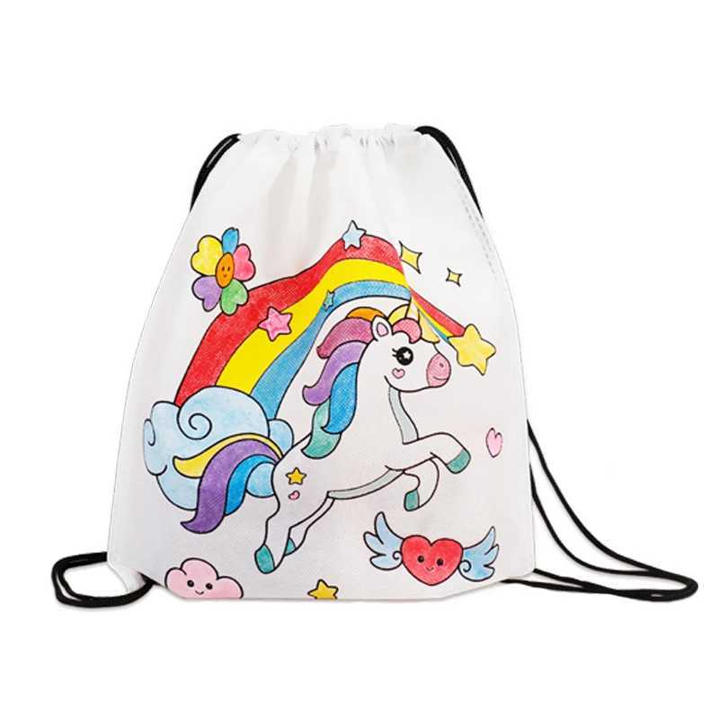 Coloring Drstring Bags Carto Coloring Bags Party Drstring Bags Birthday Party Favor DIY Party Gift Bags Backpacks B250618
