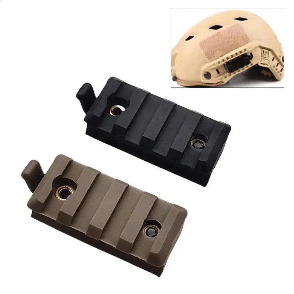 Helmet Special Lighting Flashlight Support Tactical Quick Release Clamp Adaptor Outdoor Sports Cycling Headlight Holder 250611
