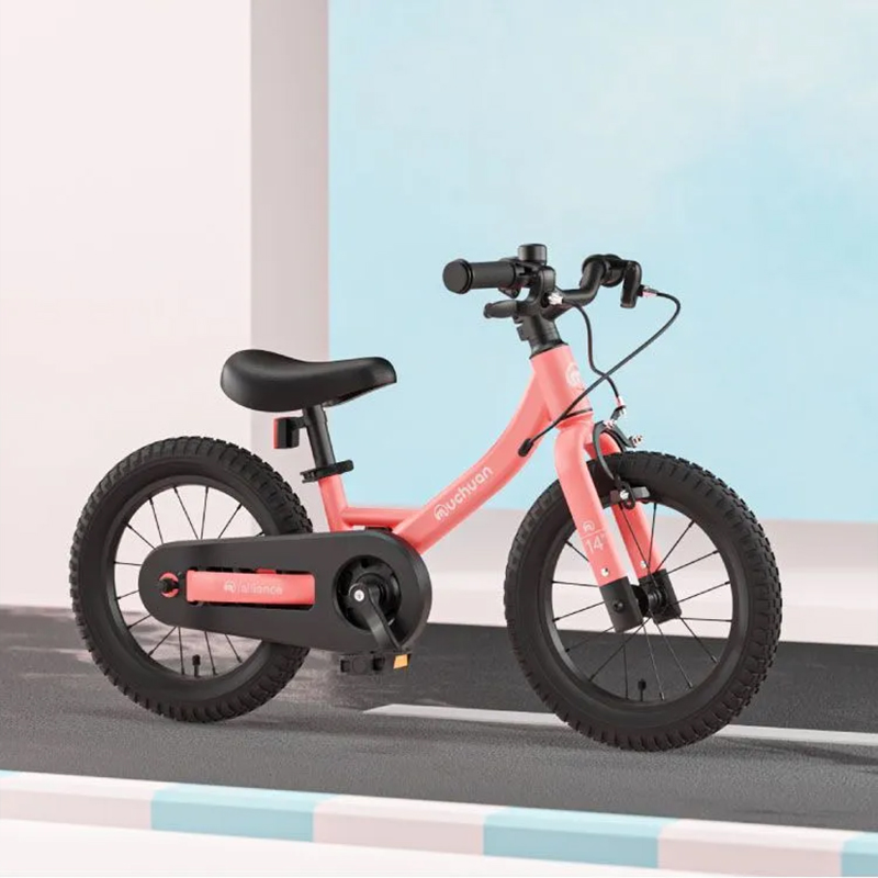 Sturdy Durable 12-Inch 2-in-1 Muchuan Riding Bicycle with Transparent Chain Case - Converts from Balance Bike to Pedal Bike for Ages 2-5