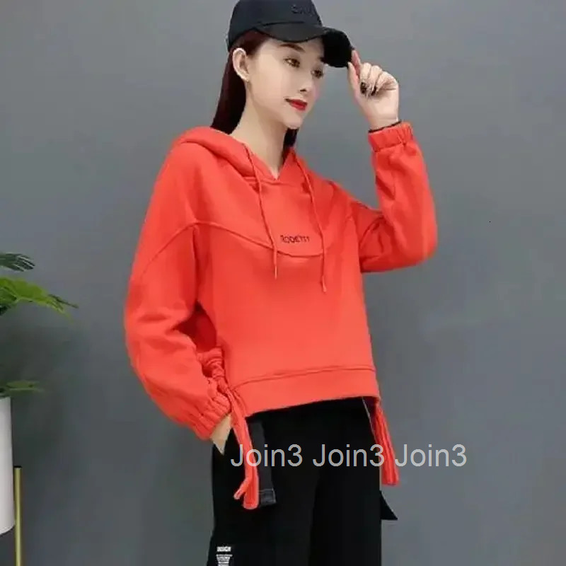 Plain Cotton Womens Hooded Sweatshirts Thick Autumn and Winter Cold Female Top Warm Basic Emo High Quality Long Sleeve Hoodies