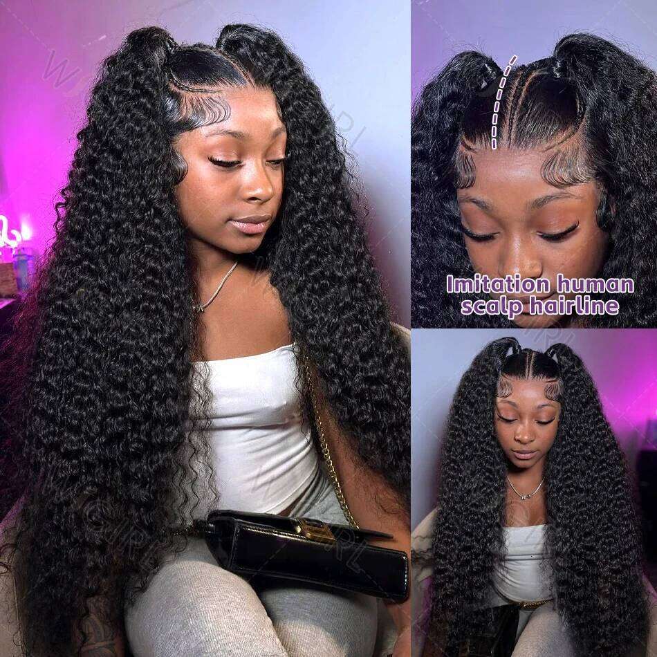Curly Glueless 100% Cheap Wigs On Clearance Sale Hd Lace Frontal Human Hair 5x5 Closure Wig