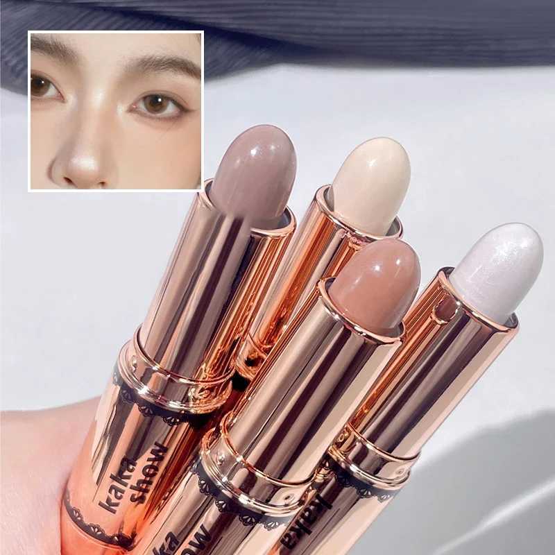 Double-end Face Highlight Contour Stick Oil-control Concealer Pencil Facial Highlighter Corrector Pen Long Lasting Makeup Stick XJ250618
