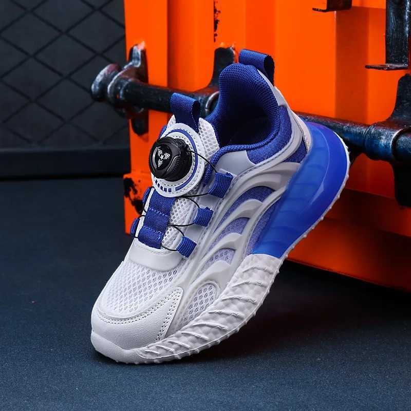 Children Sneakers Kids Shoes For Girl Sport Tennis Casual Running Shoe Boys Mesh PU Leather Tennis Outdoor Sneaker Z250618