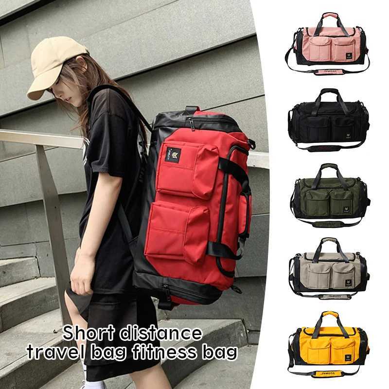 Large Capacity Fashion Gym Bag Male Backpack Women Handbag Portable Travel Bag Mens Backpack Multifunctional Fitness Sports Bag W250618