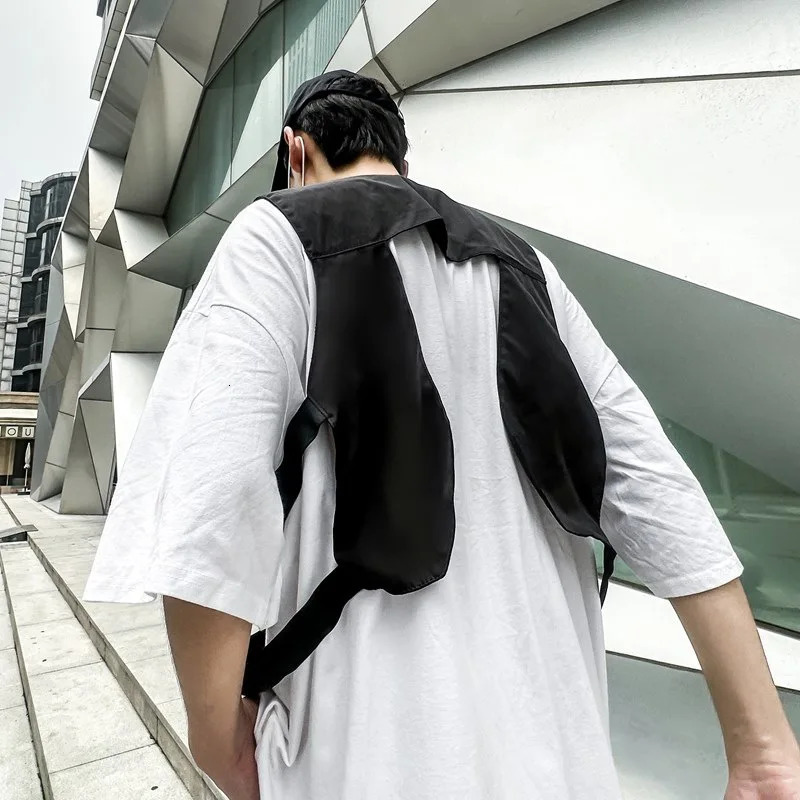 Multi Pockets Outdoor Tactical Techwear Cargo Vest Men Women Motorcycle Sport Punk Hip Hop Waistcoat 250617