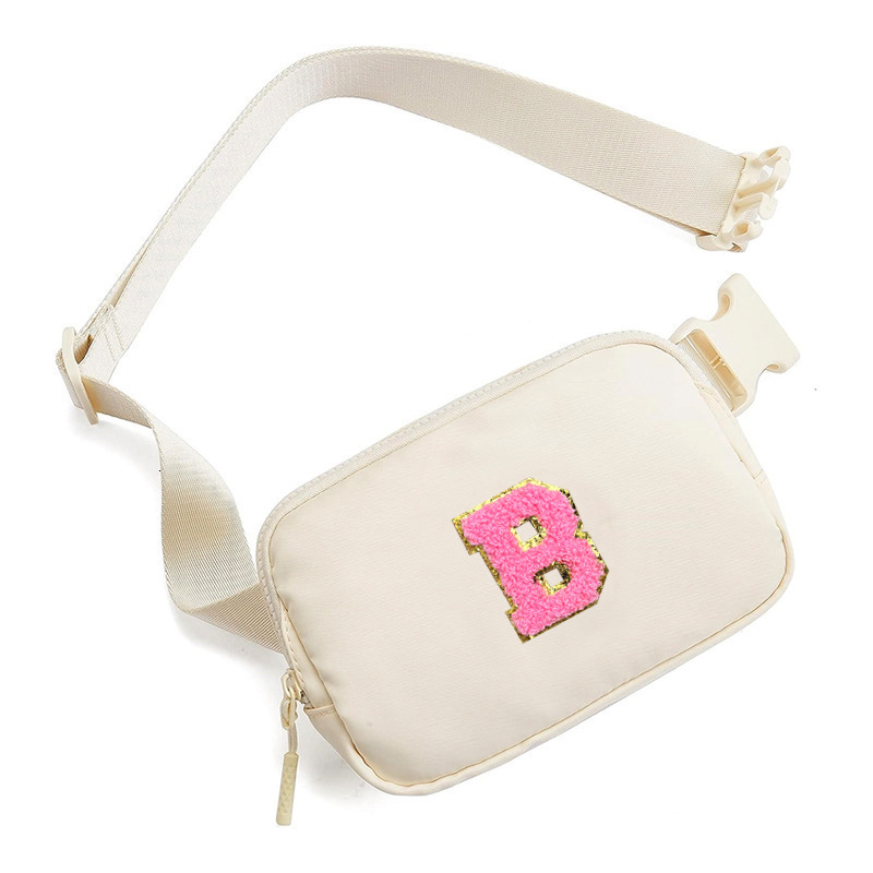 Free Shipping 2025 New Designer Bag Casual High-quality Shopping Bag Nylon Letter Women's Fashionable Waist Bag Running Adjustable Shoulder Strap