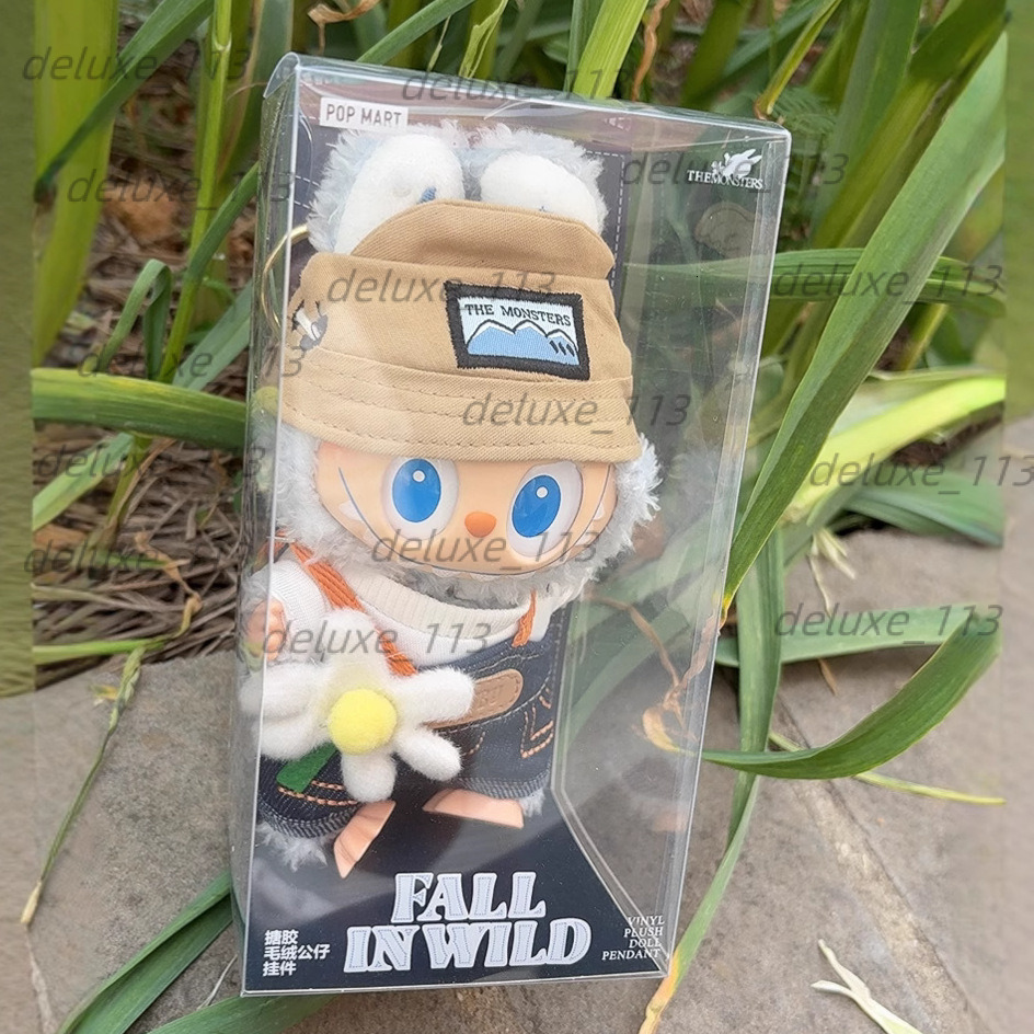 Bubble Mart Labubu THE MONSTERS Spring Wild At Home LABUBU Vinyl Plush Doll Keychain