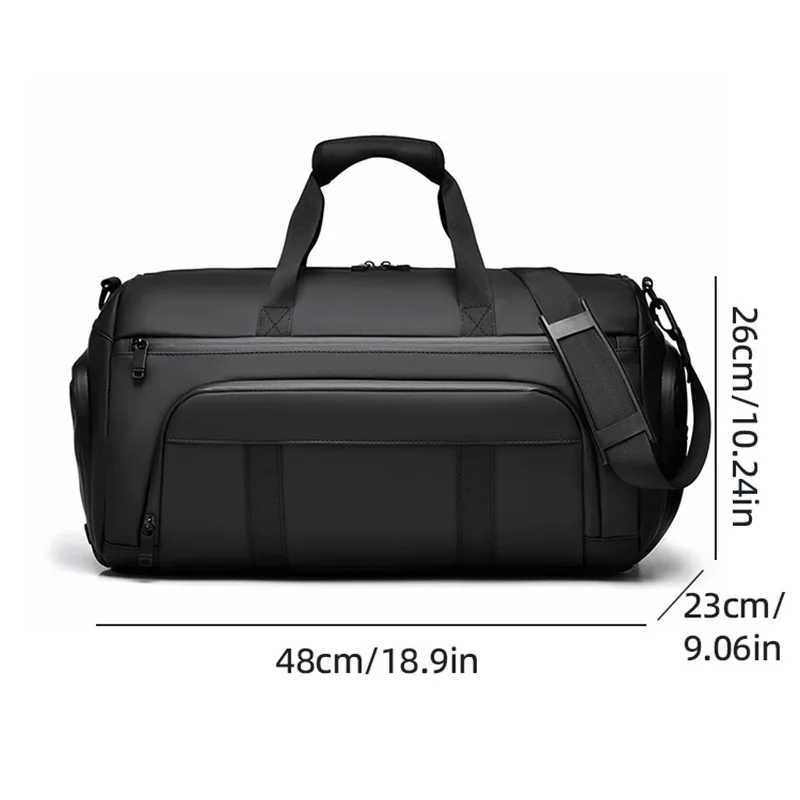 Travel Duffel Bag Outdoor Camping Hiking Swimming Bags with Shoes Pack Sports Gym Fitness Yoga Wet Dry Handbag Luggage Satchel W250618