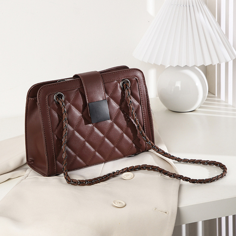 Free Shipping 2025 New Designer Bag PU Fashionable Multifunctional Women's Single Shoulder Handbag Large Capacity Minimalist Casual High-quality 