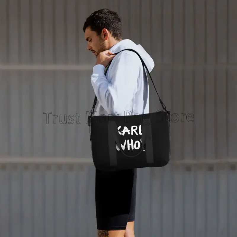 Karl Who Travel Duffel Bag Foldable Lightweight Waterproof Weekender Overnight Bags with Shoulder Strap Sports Gym Travel Bag W250618