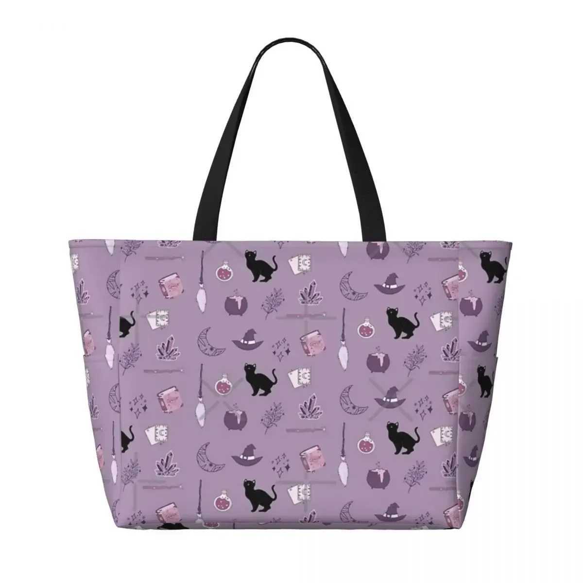 Witch Pack Beach Travel Bag Tote Retro Practical Out Shoulder Multi-Style Pattern W250618