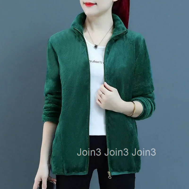 Female Coat Solid Color Womens Jackets Zip-up Demi-season 2025 Trend Korean Reviews Clothes Lined Long Sleeve Cheap Style Deals