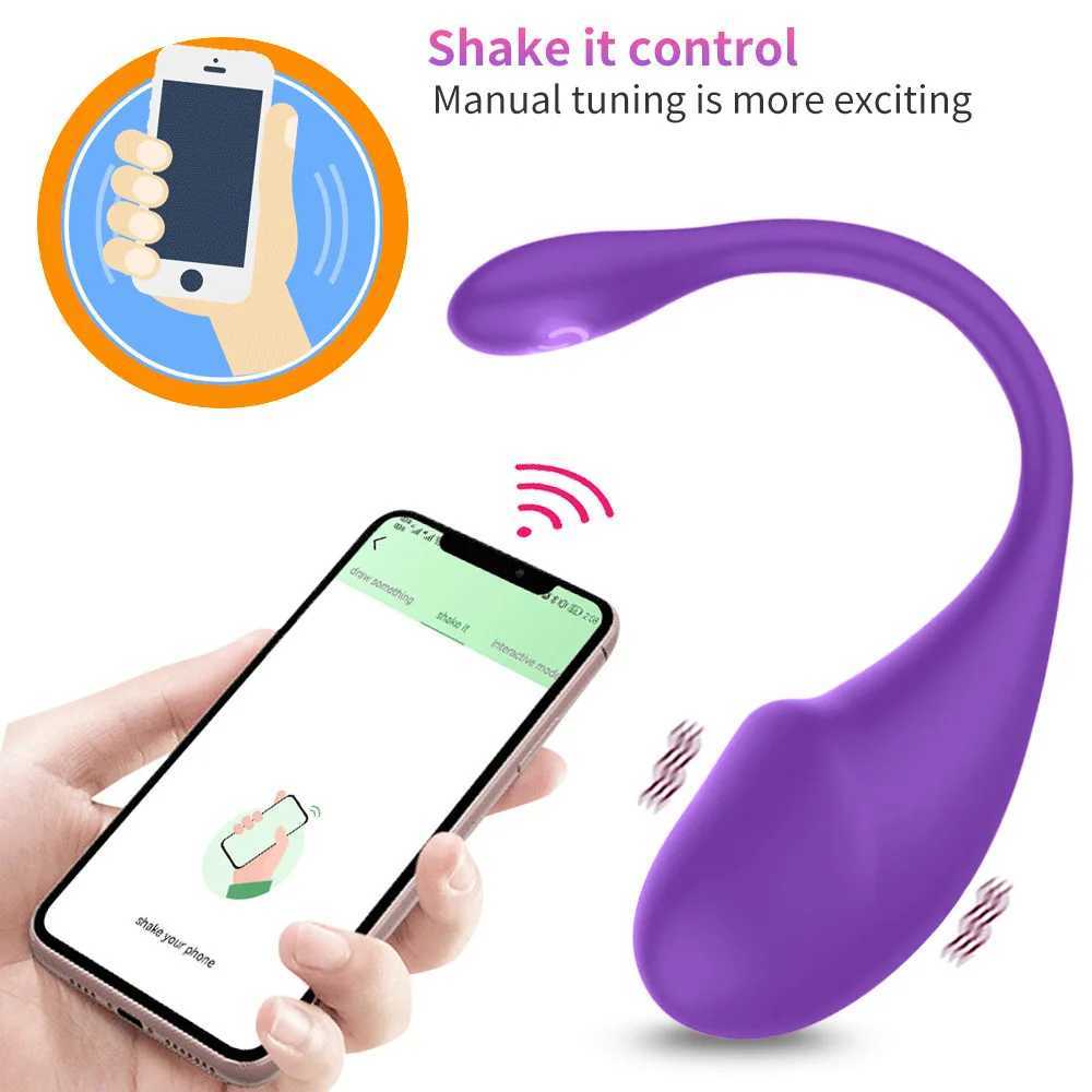 APP wireless tadpole vibrating egg remote control vibrator for women going out wearing vibration massage for adults XJ250618