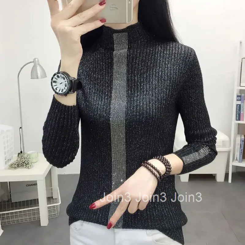 Fall Basic Womens Knit Sweater Hot Sale Winter Casual Warm Fashion 2025 Ladies Pullovers Clothing Sales New Knitwear Outerwears