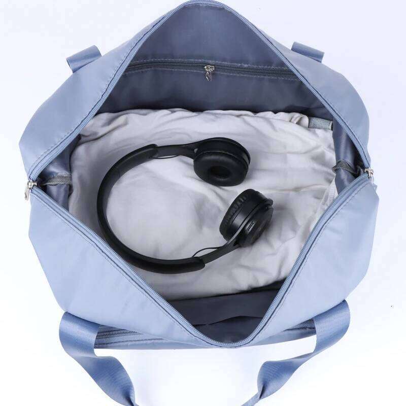 fashion casual unisex lage bag oxford solid color wearresistant waterproof multi pocket large capacity storage travel bag
