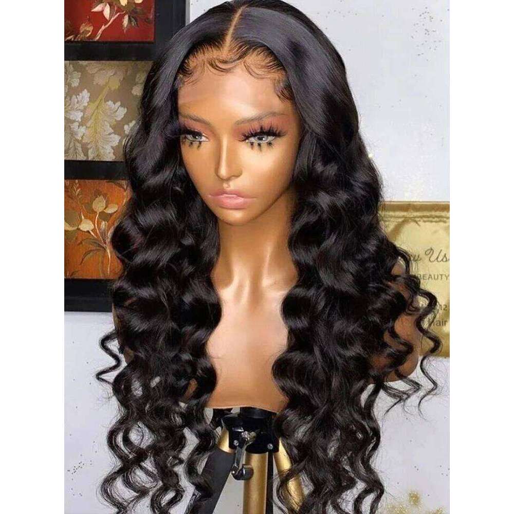 SuperDeals 13x4/13X6 Loose Wave Lace Front Remy Deep Water Curly 4x4 6x4 Glueless Human Hair Wigs