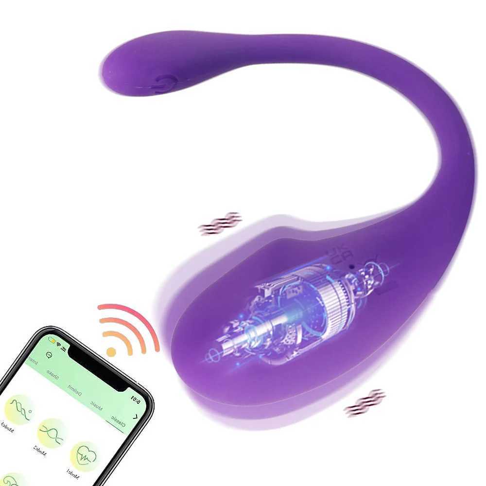 APP wireless tadpole vibrating egg remote control vibrator for women going out wearing vibration massage for adults XJ250618