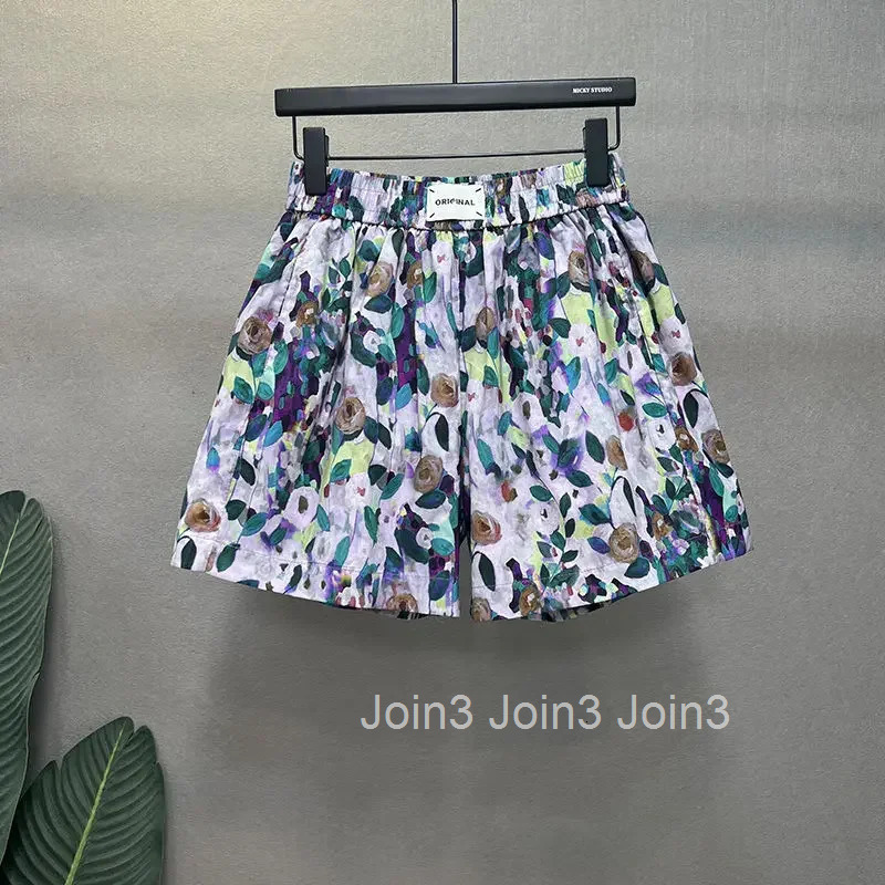 High Waist Elastic Baggy Shorts for Women Wide Woman Short Pants Loose Fashion Clothing 2025 Design Harajuku Youthful Y2k Comfy