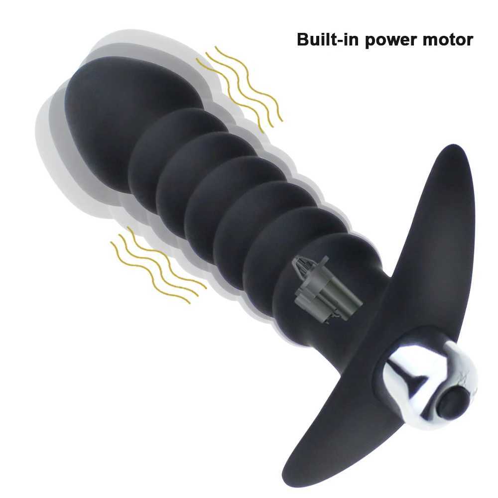 Anal Beads Butt Plug Vibrator Anal Plug Toy Strapon Dildo Male Prostate Massager Silicone Anal Sex Toys For Gays/Couple Men XJ250618