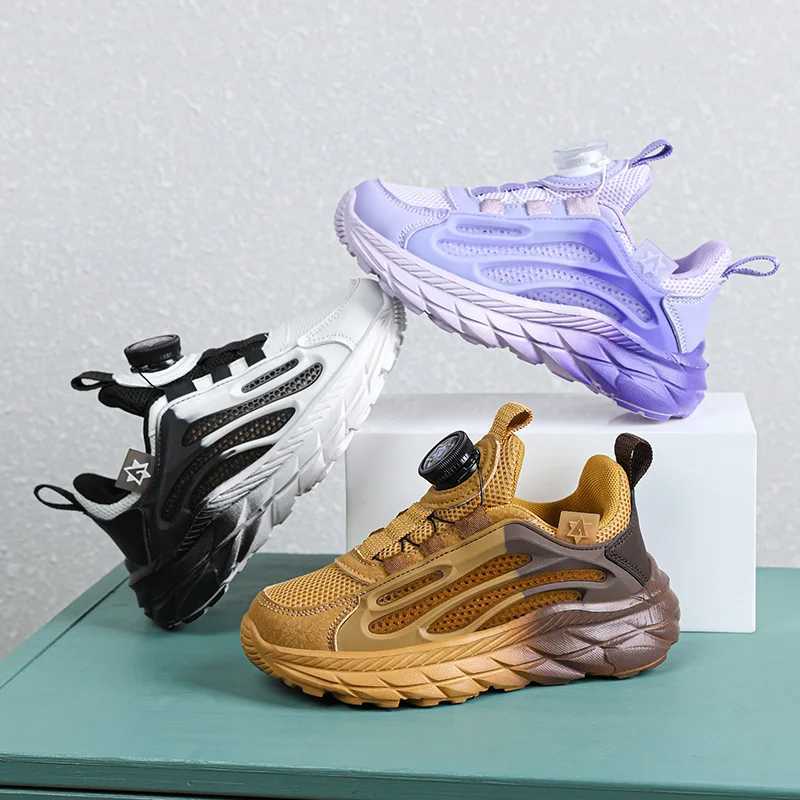 Childrens Casual Shoes For Boys Breathable Sneaker Girls Fashion Air Mesh Kids Students School Running Sports Shoes Z250618
