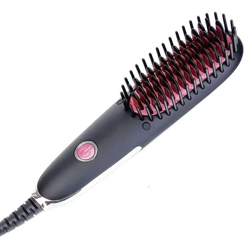 Iron Ceramic Electric Comb Professional Straighteners Hair Straightener Brush