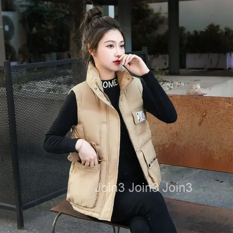 Lady Giletes Loose Quilted Womens Padded Cotton Vests Coats on Sale Winter Clothing Working Insulated Classic New Outerwear