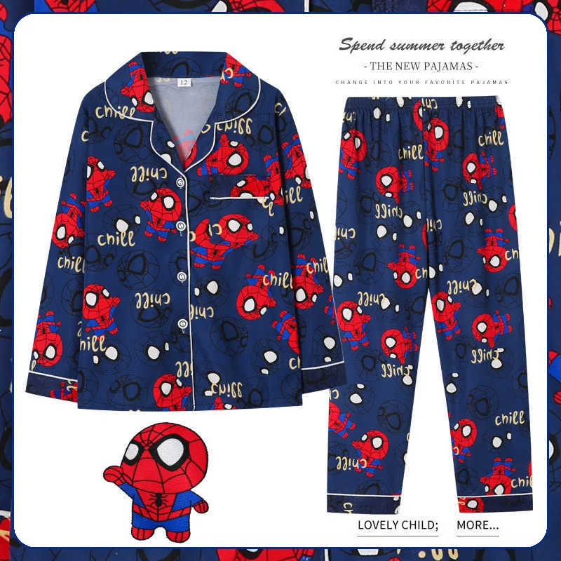 Sanrio Cute Kids Pajama Sets Trendy Pretty Lovely Print Soft Loose Children Nightwear Suit Comfortable Breathable Autumn Winter XJ250618XJ250618
