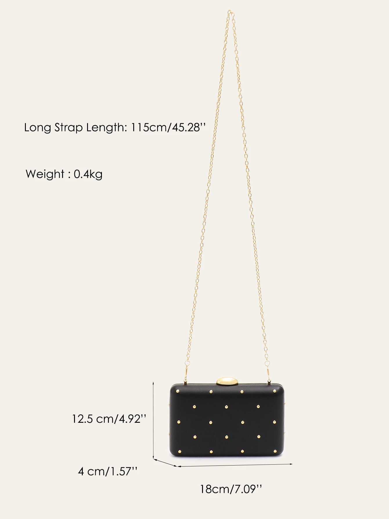 Women FAshion Elegant Glamorous PU Vegan Leather CluTCh Square Box Handbag Long Chain Evening Bag Party Holiday Z250618