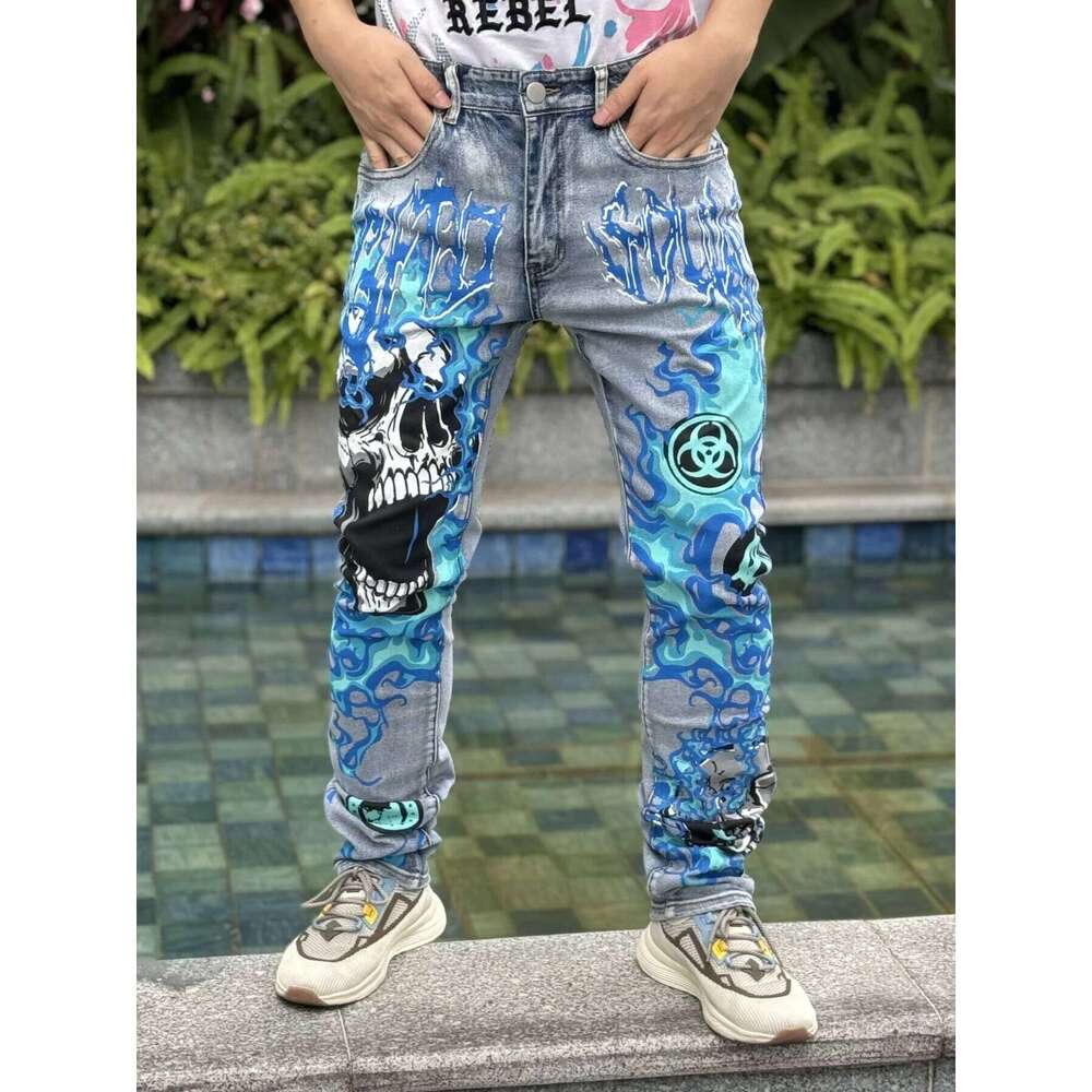 Wear New Arrivals In Summer Of Breathable And Comfortable Fabric Trendy Men's Casual Jeans Free Shipping On Promotion