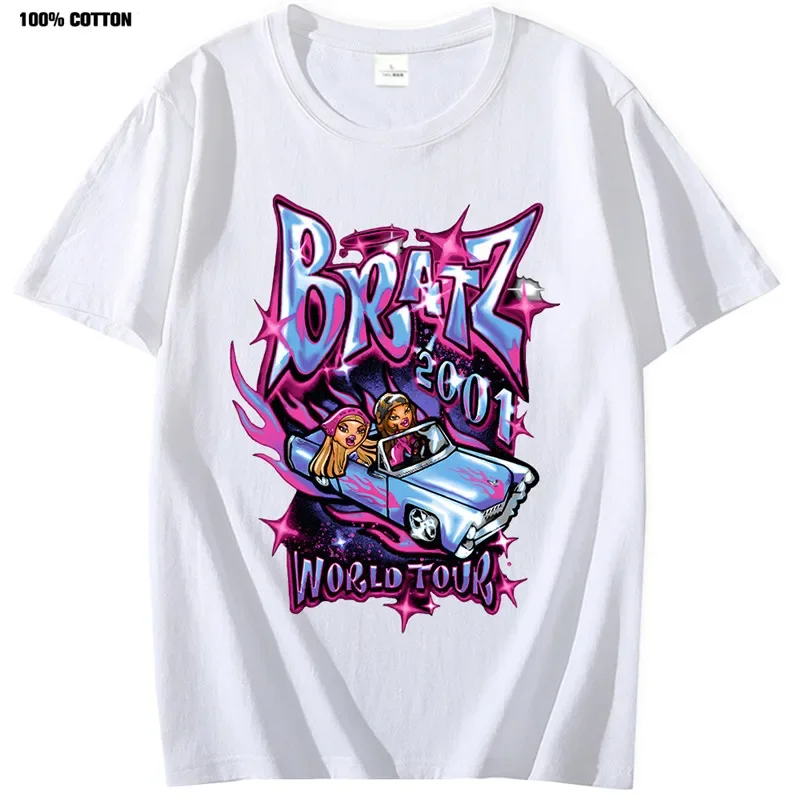T Shirts Women Summer Fashion Street Oversized T-shirt Y2k Tops Men Women Casual Cotton Short Sleeve Tshirt