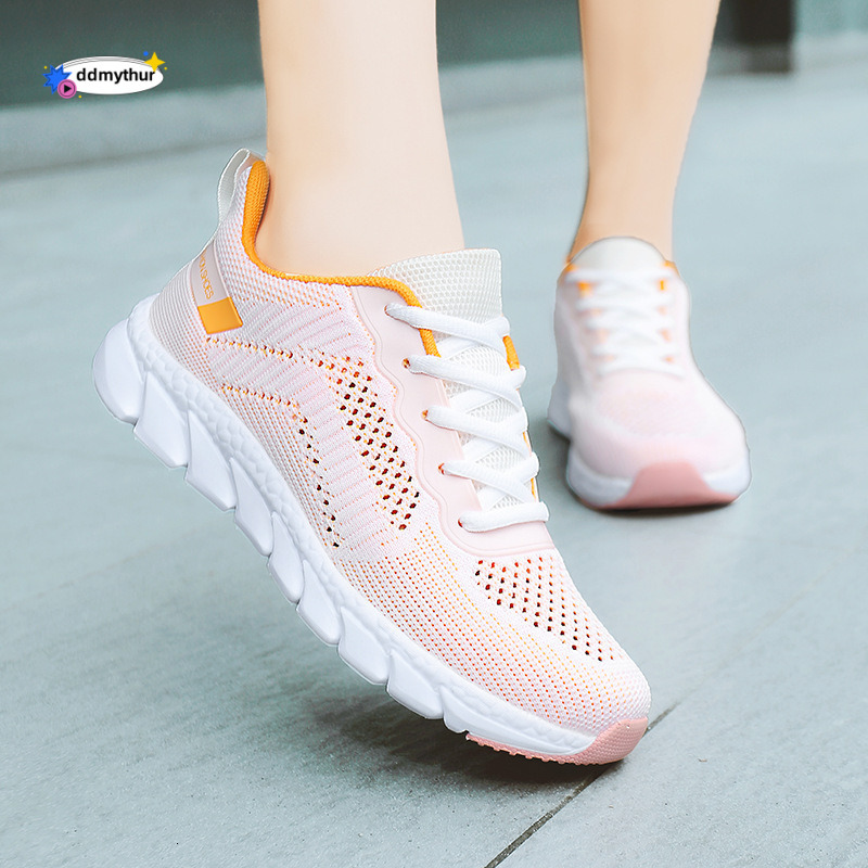 Plus Size Women's Sneakers 2023 Summer Thin Hollow Mesh Breathable Running Student Soft Sole Exam Shoes ddmythur