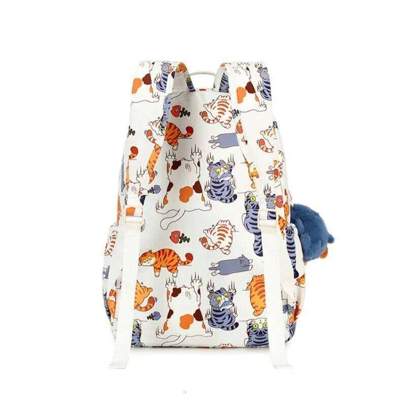 Fashion Printing Student Rucksack Girls School Bag High Capacity Women Backpack Female Leisure Travel Mochila