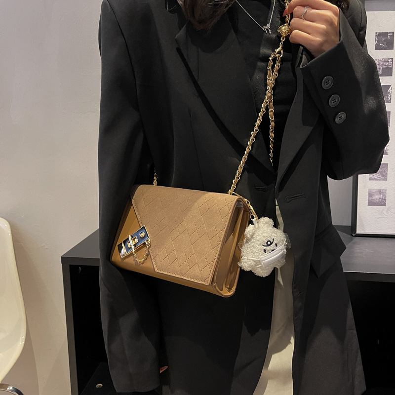 Free shipping designer Trendy Small Bag for Women 2025 New Versatile Fashion Small Square Bag Retro Chain Bag Shoulder Bag Crossbody Bag