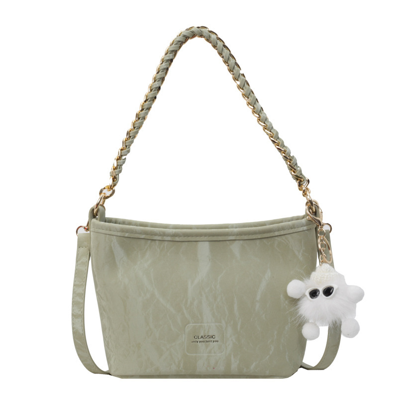 Free shipping designer Trendy Handbag for Women 2025 New Simple Casual Bucket Bag Korean Fashion High-end Crossbody Bag