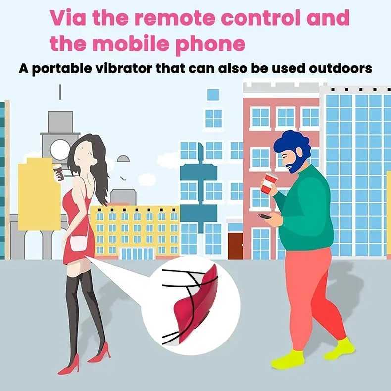 Wearable Panty Vibrator APP Bluetooth Control Vibrating Clitoris Stimulator Vaginal Masturbator Sex Toys for Women Couples W250618