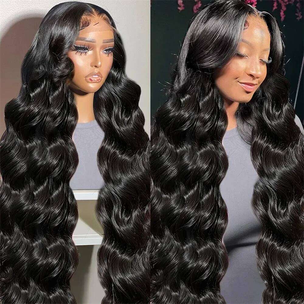 30 40 Inch 13x6 Hd Frontal 250 Density 13x4 360 Lace Front Body Wave Human Hair Wigs Brazilian Glueless Wig Preplucked