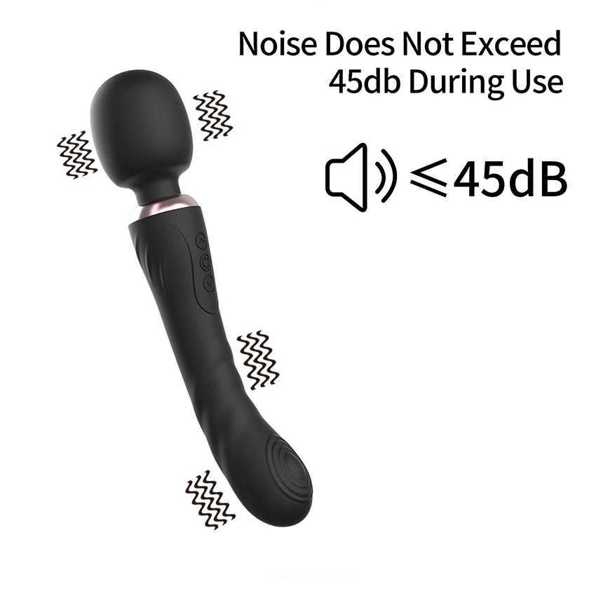 Powerful Dildo Vibrator Dual Motor Silicone Large Size Wand G-Spot Massager Sex Toys For Couples Clitoris Stimulator For Adults XJ250618