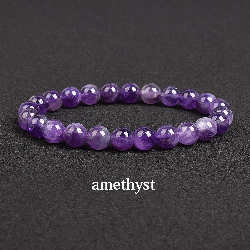 Genuine Natural Stone Bracelet Apatite Lapis Lazuli Agate Crystal Tiger Eye High Quality Gem Beads Homme Jewelry Bangle 250613