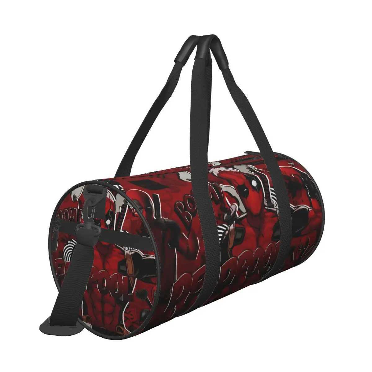 Deadpools Super Heroes Seyahat antas Yoga Spor antas ift Tasarm Byk Kapasiteli Vintage Spor Fitness antalar Su Geirmez El antalar W250618