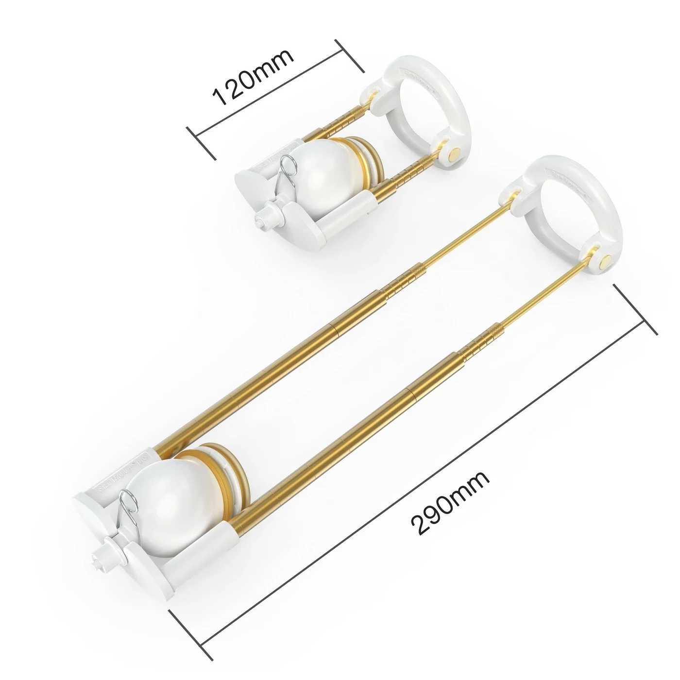 New Size Master Pro Golden extender with fastigiate Vacuum cup for Male Penis Enlargement system Penis Size Master PMP. W250618