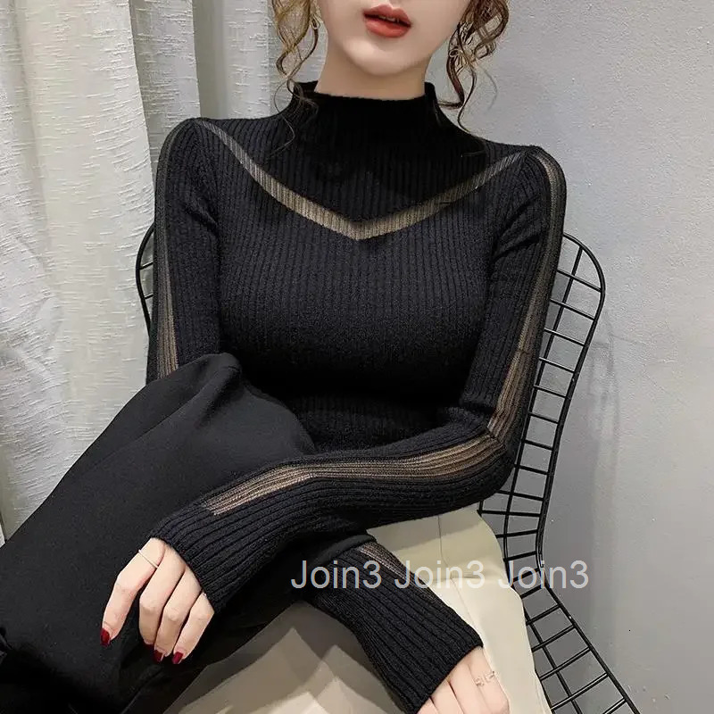 Womens Knit Sweater Korean Style Long Sleeve Basic Ladies Pullovers Jumper Casual Clothes On Promotion Aesthetic Trend Harajuku