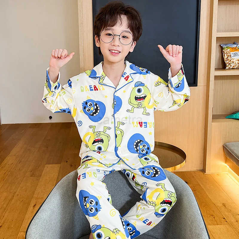 Sanrio Pochacco Sanrio Children Pajama Sets Kawaii Cartoon Print Kids Nightwear Set Comfortable Suitable Soft Indoor Clothes Autumn XJ250618XJ250618