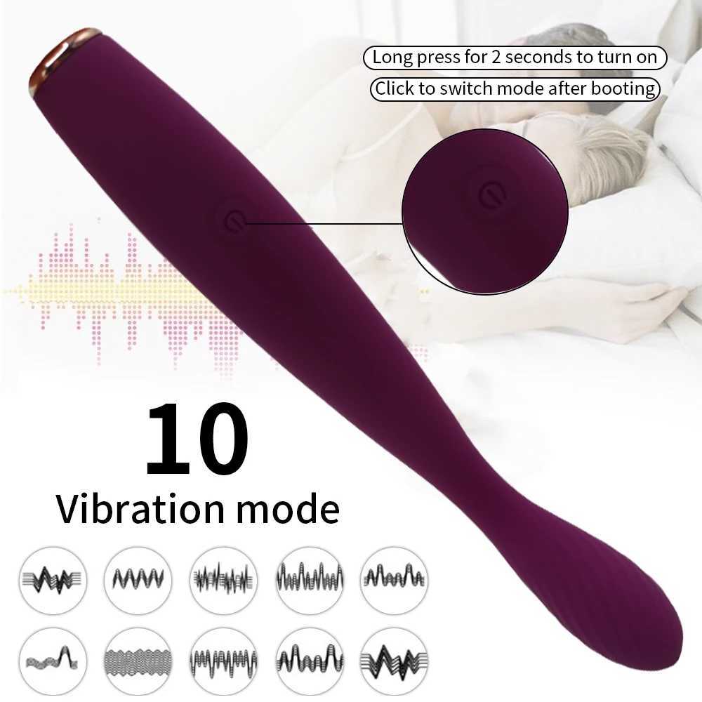G Spot Finger Massager Women Masturbate Dildos Vagina Stimulator AV Rod Magic Vibrators Sex Toys for Adult Female 18 XJ250618