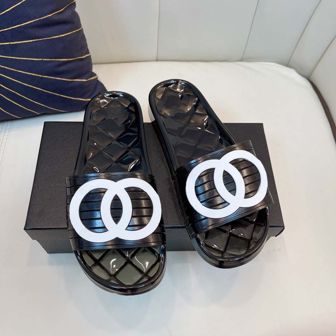 designer sandals Women sandals luxury sandals Summer Beach designer Slippers Leather sandals High Quality Luxury Slides black white sandals Holiday sandals